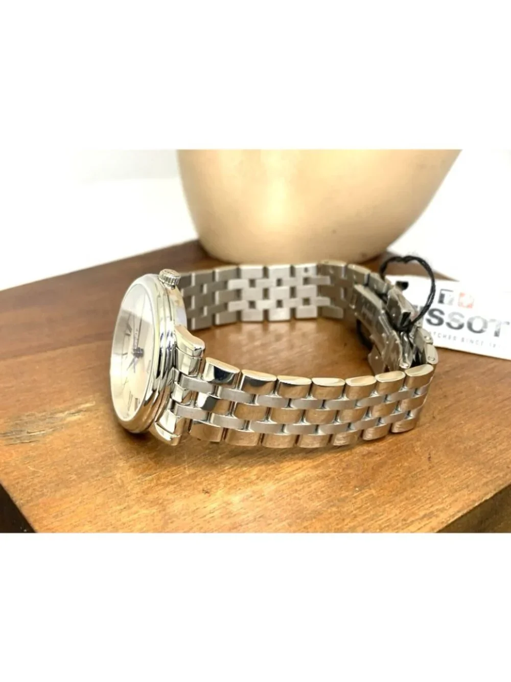 Tissot Women's Watch Swiss Quartz Silver Roman Dial 30mm Steel T1222101103300